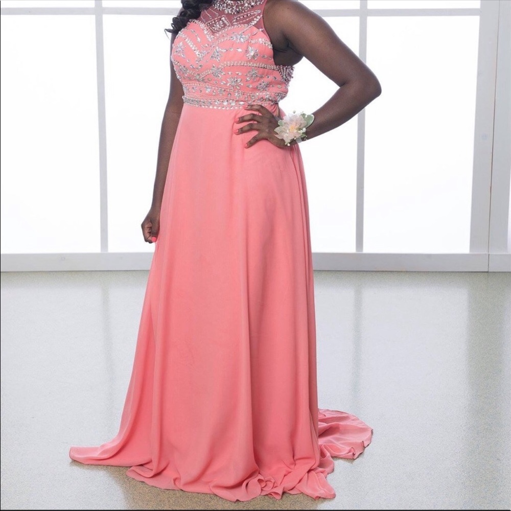 Coral Prom Dress